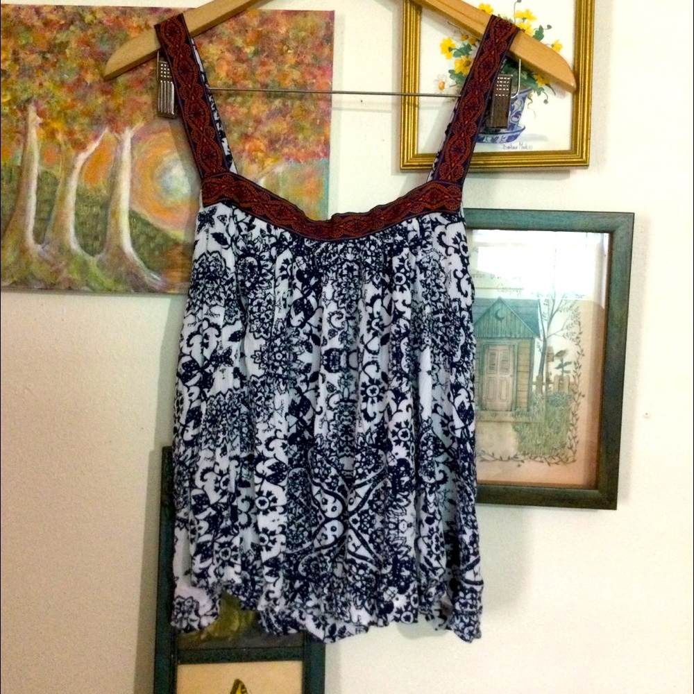 Shyanne boho western top